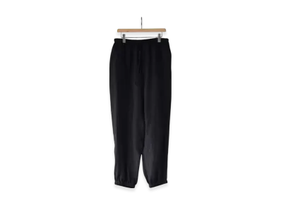COMOLI Canapa Drawstring Pants "Black"