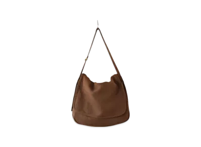 COMOLI Hemp Duck Shoulder Bag "Brown"