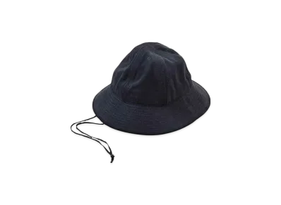 COMOLI Silk Nep Hat "Black"