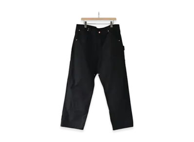 COMOLI Cotton Duck Painter Pants "Black"