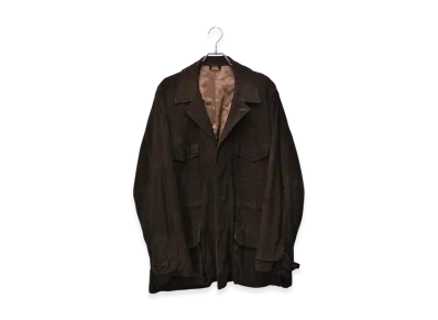 COMOLI Deerskin Military Jacket "Brown"