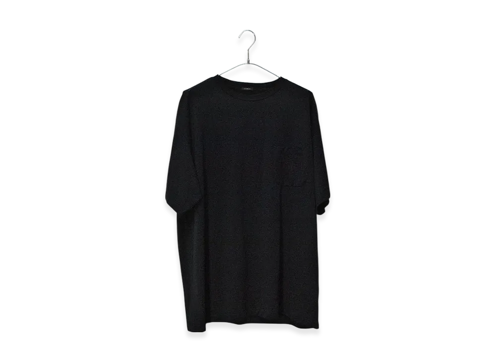 COMOLI x WISM Wool Tenjiku S/S Crew Tee "Black"