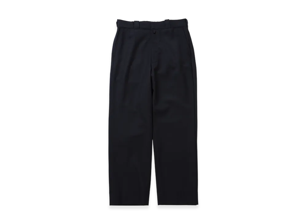 COMOLI Wool Serge Pants "Navy"