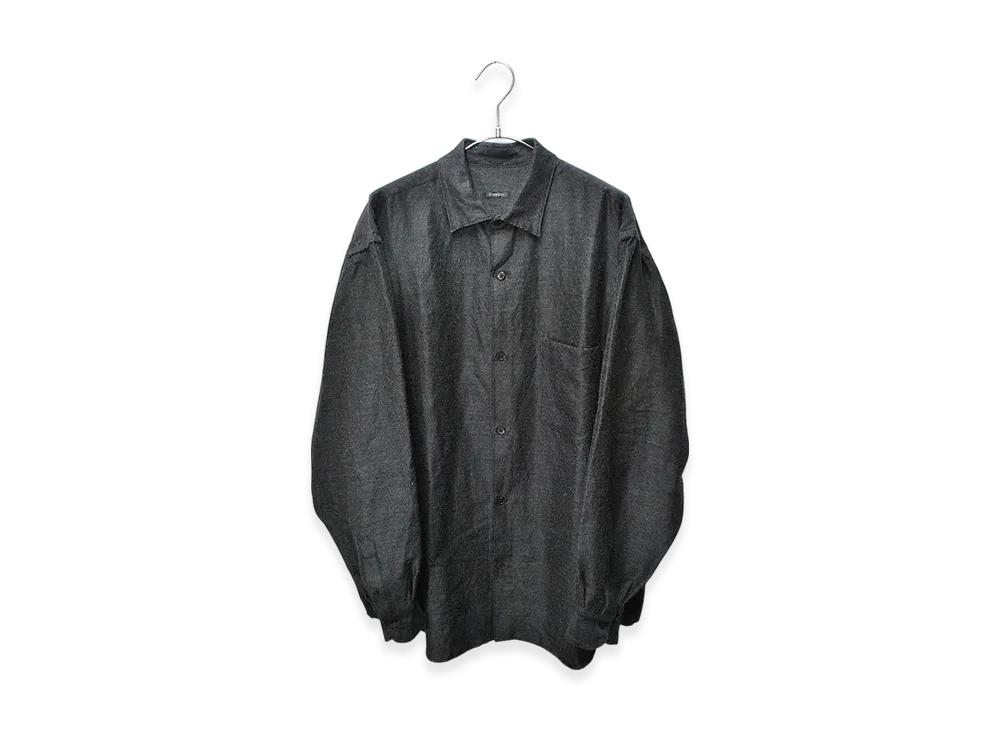 COMOLI Wool Silk COMOLI Shirt "Gray"