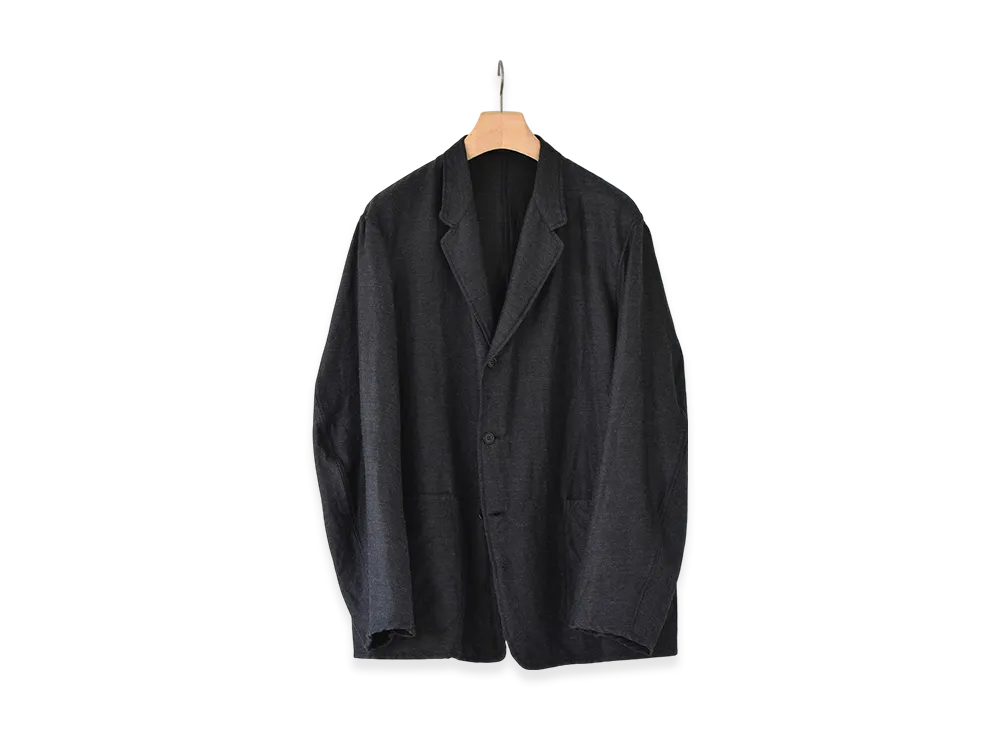 COMOLI Wool Silk Jacket "Black"