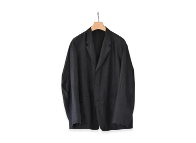 COMOLI Wool Silk Jacket "Black"