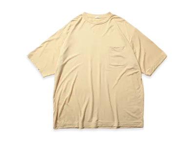 COMOLI Wool Tenjiku T-Shirt "Beige"