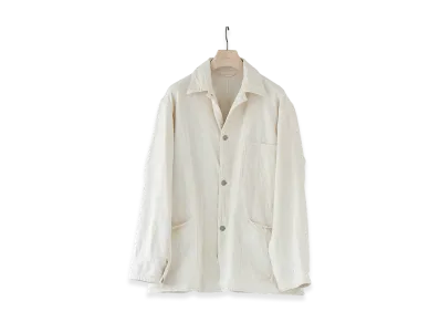 COMOLI Denim Work Jacket "White"