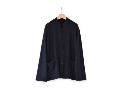 COMOLI Cashmere Knit Jacket "Navy"