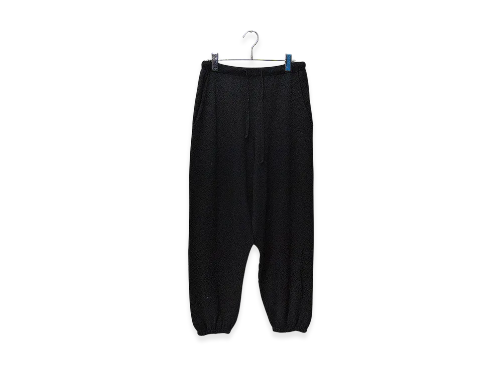 COMOLI Cashmere Knit Pants "Navy"