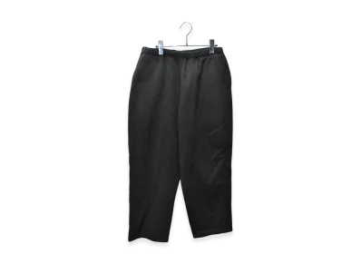 COMOLI Cotton Loopwheel Sweat Pants "Black"