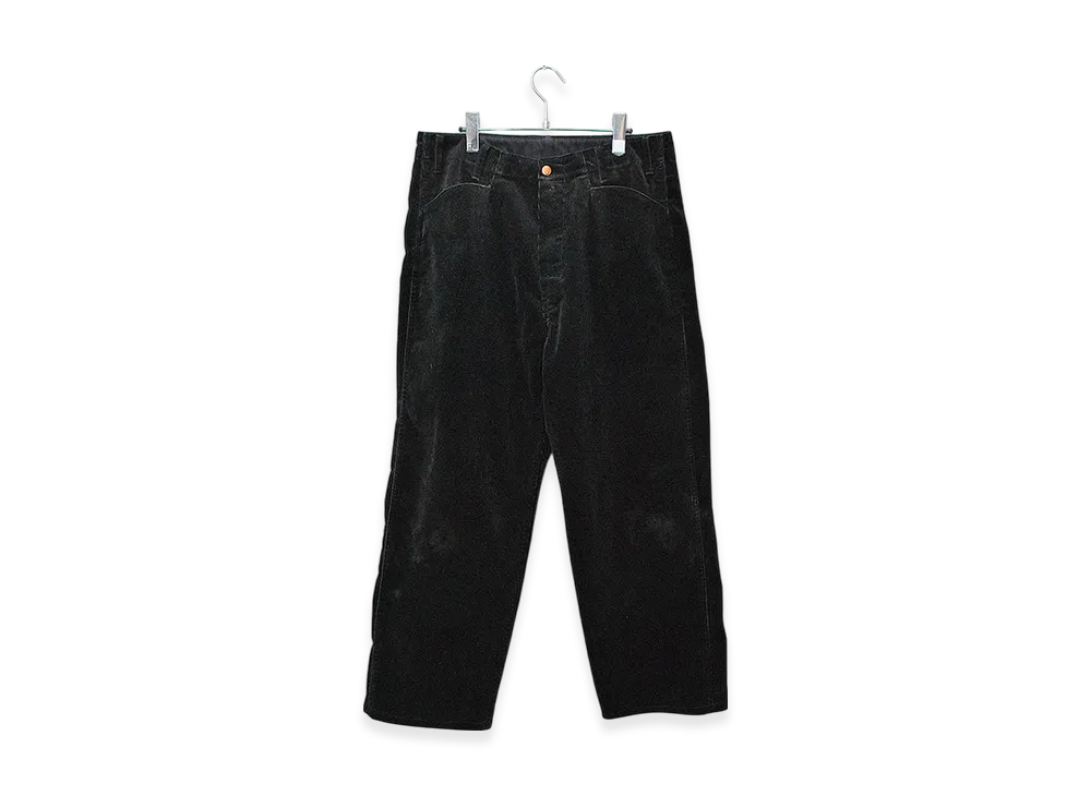 COMOLI Corduroy Work Pants "Black"