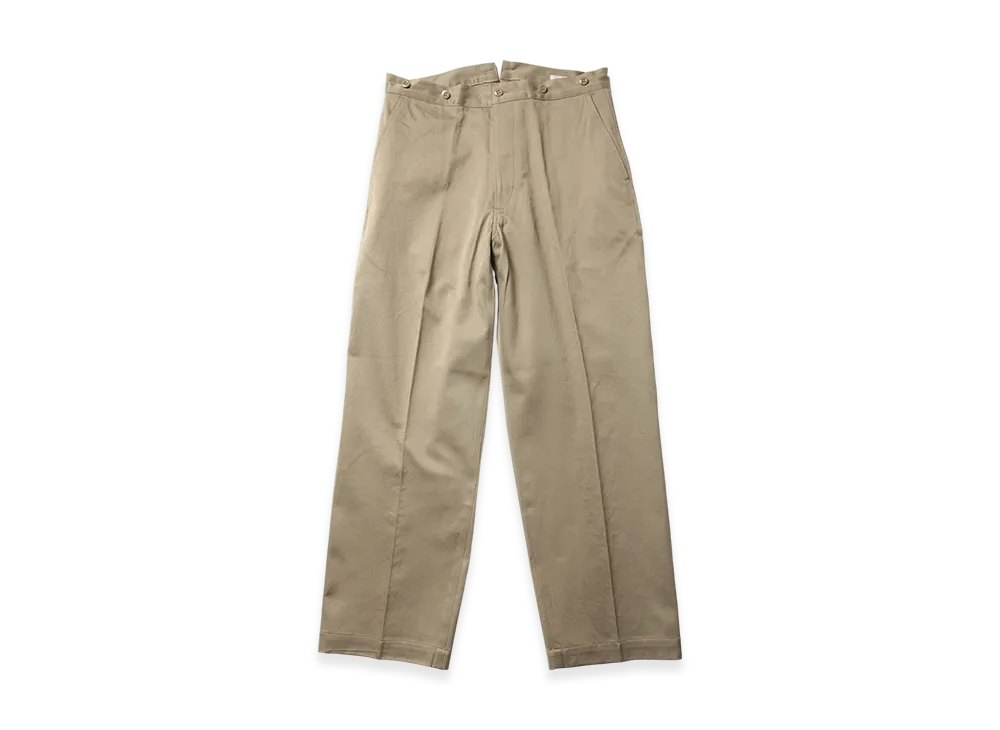 COMOLI Chino Over Pants "Beige"