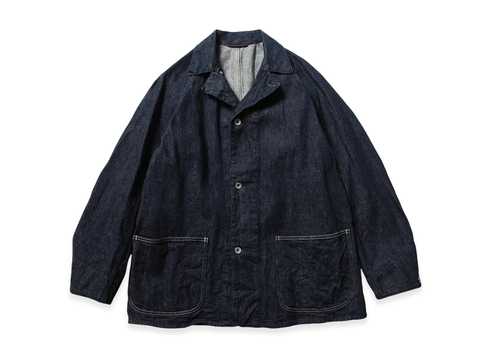 COMOLI Denim Work Jacket "Navy"