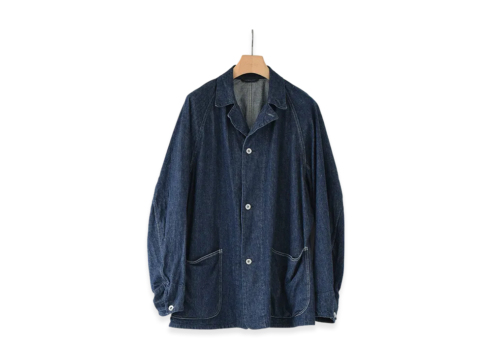 COMOLI Denim Work Jacket "Navy"