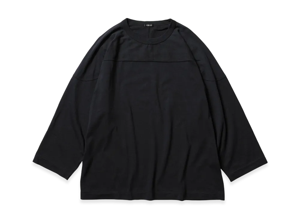 COMOLI Football T-Shirt "Navy"