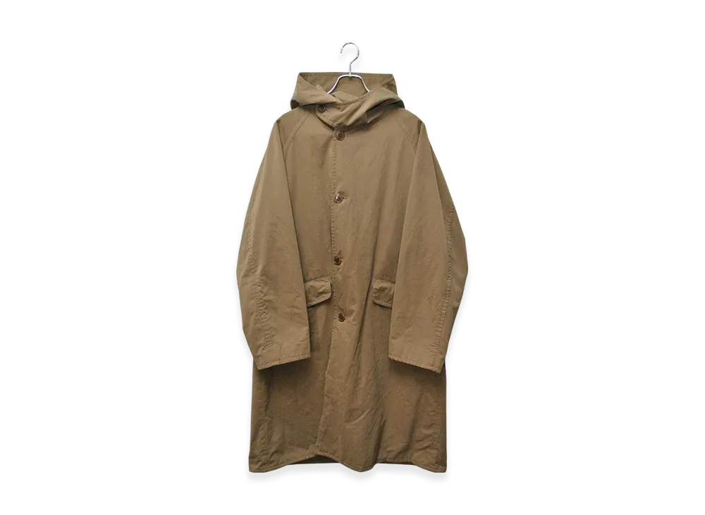 COMOLI Hooded Coat "Olive"