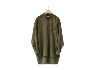 COMOLI Betashan Pullover Shirt "Olive"