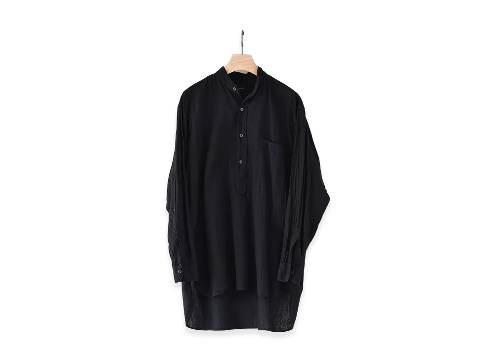 COMOLI Betashan Pullover Shirt "Black"