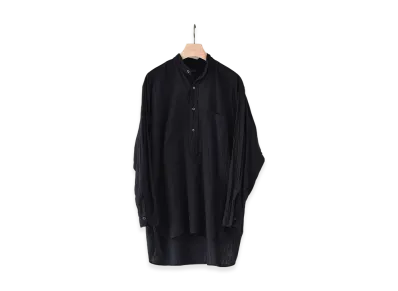 COMOLI Betashan Pullover Shirt "Black"