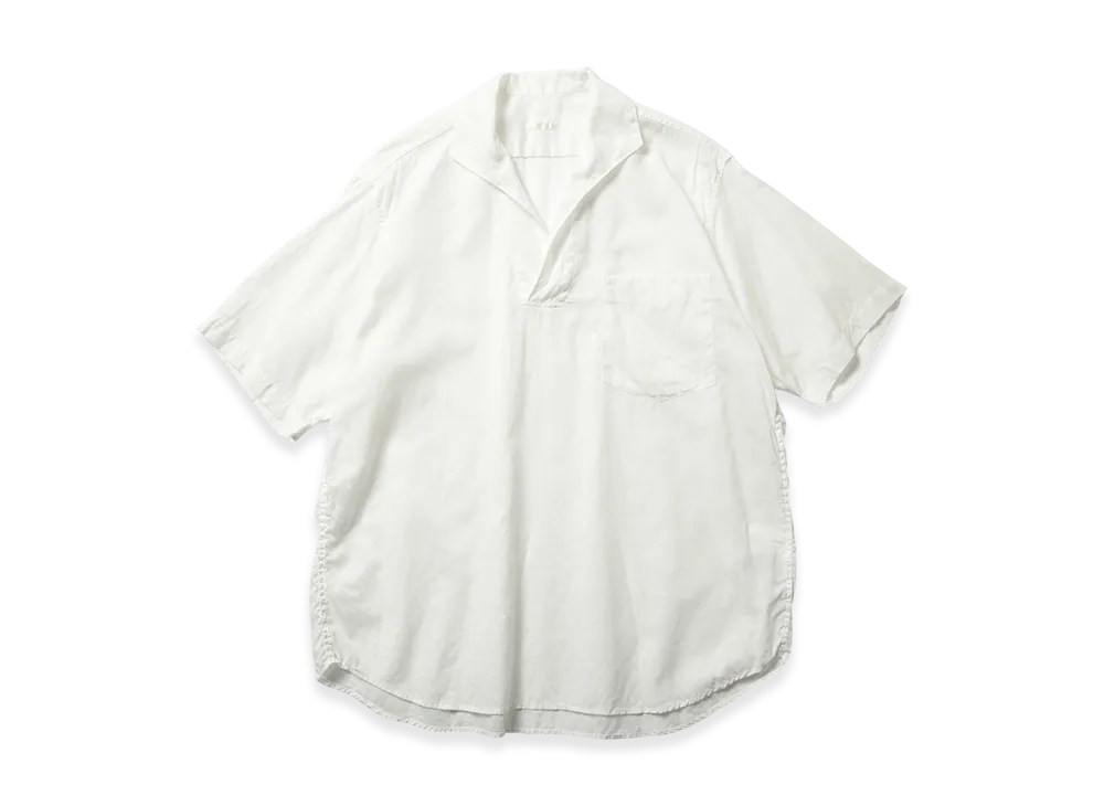 COMOLI Betashan Skipper S/S Shirt "White"