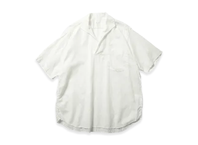 COMOLI Betashan Skipper S/S Shirt "White"