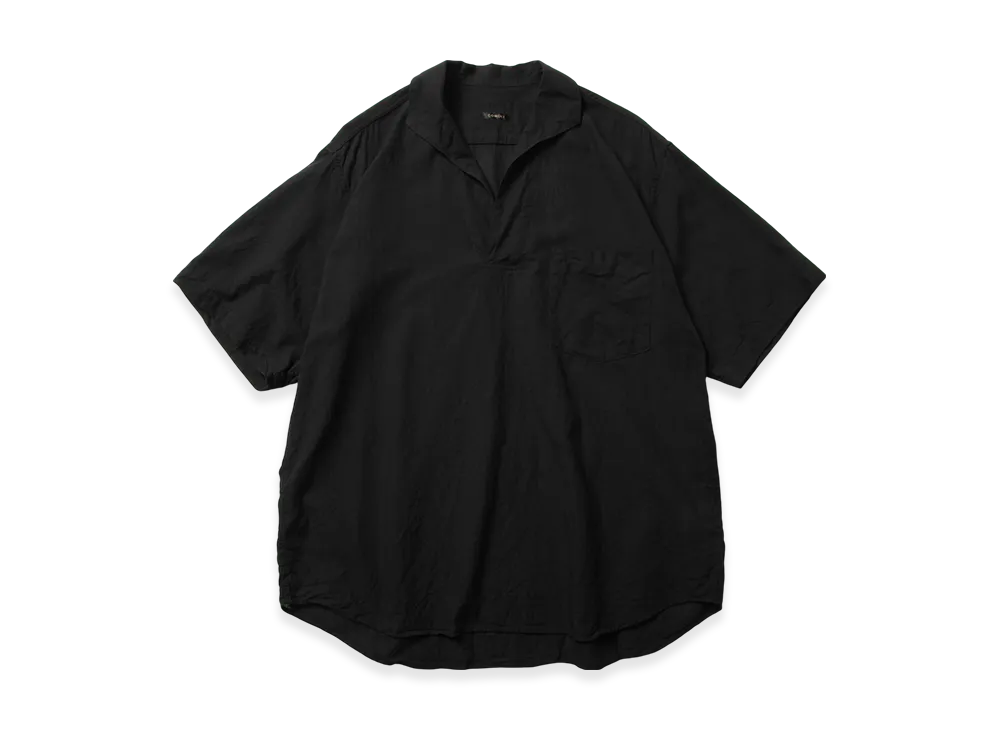 COMOLI Betashan Skipper S/S Shirt "Black"