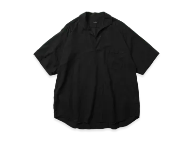 COMOLI Betashan Skipper S/S Shirt "Black"