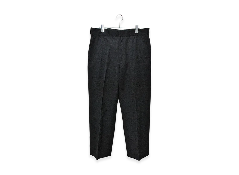 COMOLI Post Work Twill Pants "Black"