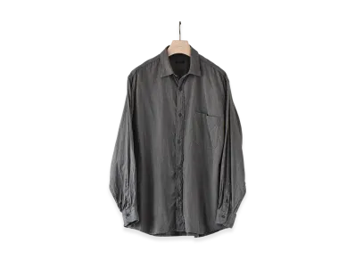 COMOLI Heather Yarn Shirt "Gray"