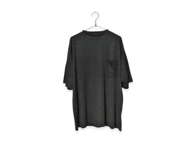 COMOLI French Terry S/S Crew "Navy"