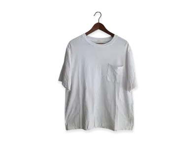 COMOLI French Terry S/S Crew "White"