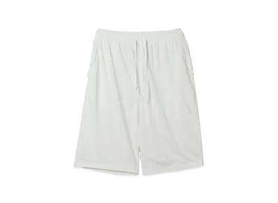 COMOLI Cotton Mesh Shorts "White"
