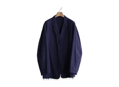 COMOLI Cotton Flannel Jacket "Royal Blue"
