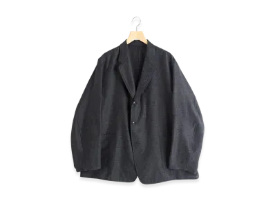 COMOLI Cashmere Silk Jacket "Charcoal"