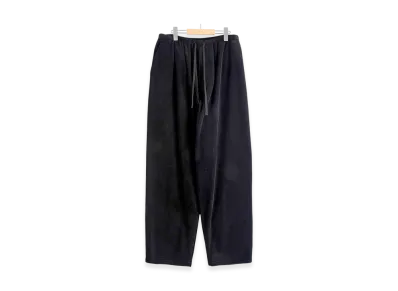COMOLI Corduroy Drawstring Pants "Black"