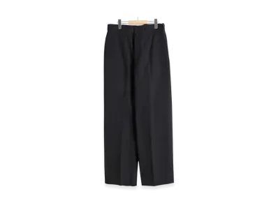 COMOLI Post Work Twill Pants "Black"