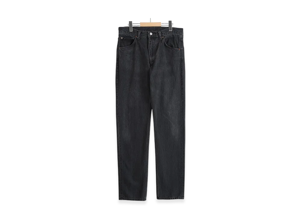 コモリ デニム 5Pパンツ "フェードブラック"