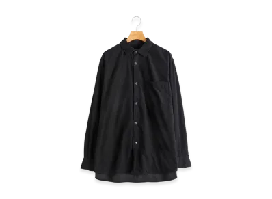COMOLI Corduroy COMOLI Shirt "Black"