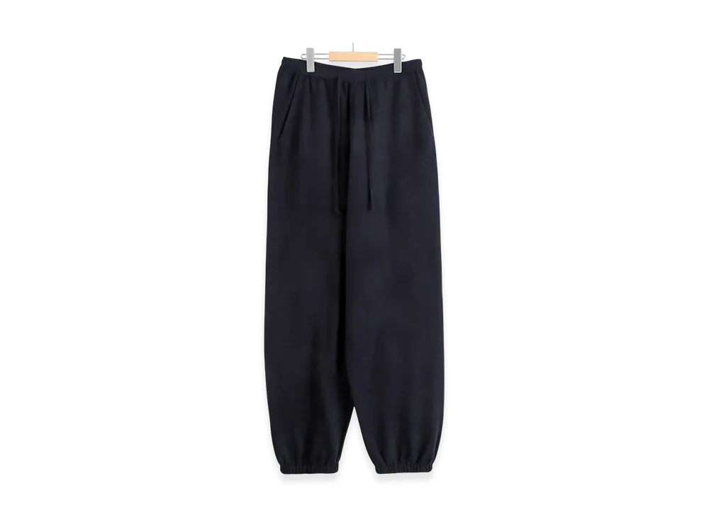 COMOLI Cashmere Knit Pants "Navy"