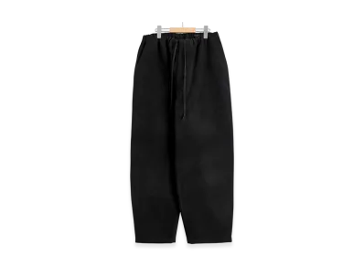 COMOLI Moleskin Drawstring Pants "Black"