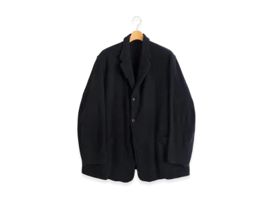 COMOLI Milled Wool Jacket "Black"