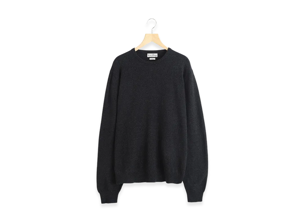 COMOLI x Scott & Charters Crew Neck Knit "Charcoal"