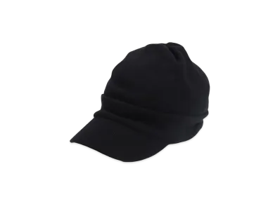 COMOLI Wool Knit Cap "Black"