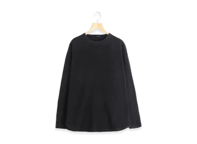 COMOLI Fleece Crew Neck "Black"