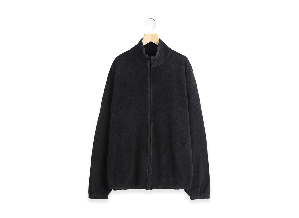 COMOLI Fleece Zip Jacket "Black"