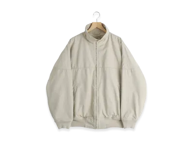 COMOLI Post Work Twill Cap Shoulder Blouson "Ivory"