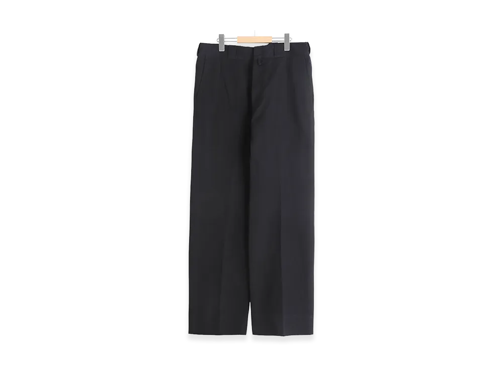 COMOLI Post Work Twill Pants "Black"