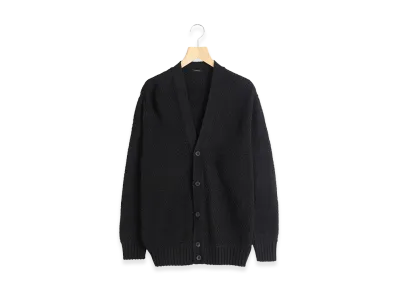 COMOLI 5G Knit Cardigan "Black"
