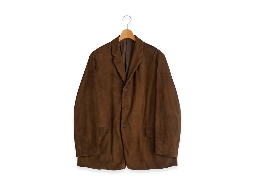 COMOLI Suede Jacket "Brown"